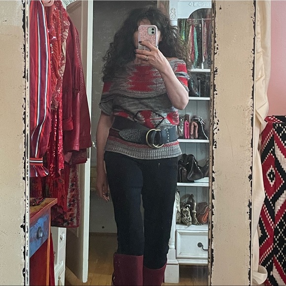 Southwestern cowl neck sweater - Picture 6 of 9